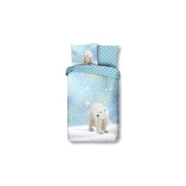 Enveloppe de couette Kids Good Morning Icebear - Blue