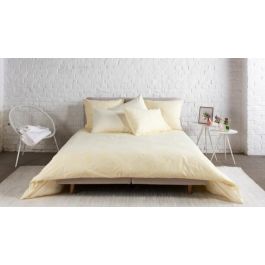 Enveloppe de couette Passion Home Linen Lauren - Jaune