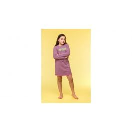 Robe Sleeping Girls Woody Jersey Stripes - Rose Lilas