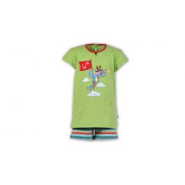 Pyjama Fille, Woody, Perroquet, Citron Vert, Manches Courtes