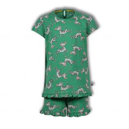 Woody Pyjama Fille Zèbre, Vert