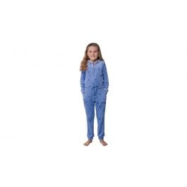 Jumpsuit Girls Pastunette Flower hoodie - Bleu clair