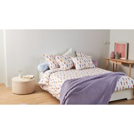 Enveloppe de couette Passion Home Linen Ice Cream - White