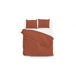 Enveloppe de couette Zo!Home Satinado - Orange cuivré