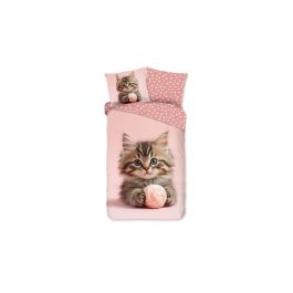 Enveloppe de couette Kids Good Morning Chat - Rose