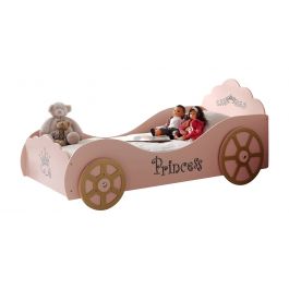 Autobed Vipack Princesse Pinky - avec matelas