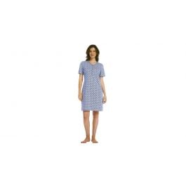 Robe de nuit pour dames Blue Flowers - Bleu foncé