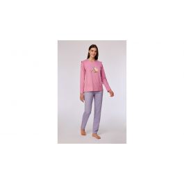 Pyjama femme Woody Cat Hearts - Rose