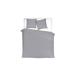 Enveloppe de couette Nomade Washed Cotton Uni - Gris laiteux