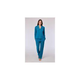 Pyjama femme Woody Uni Buttons - sarcelle