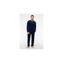 Pyjama homme Woody Classic Uni - Bleu foncé