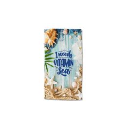 Serviette de plage Good Morning Vitamin Sea - Bleu
