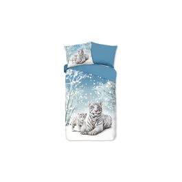 Enveloppe de couette Kids Good Morning Safe - Bleu
