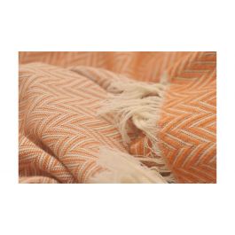 Plaid Biederlack Boras - Orange