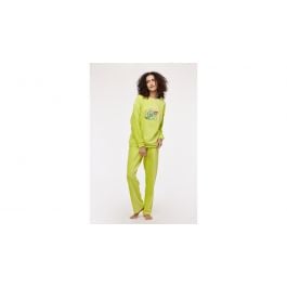 Pyjama femme Woody Butterfly Sleeve Dino - Jaune vif