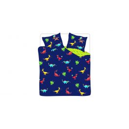 Enveloppe de couette Woody Double Dino - Multi