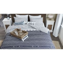 Housse de couette Rivièra Maison Sylt Stripe - Bleu