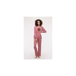 Pyjama femme Woody Velour Labradoodle - Soft Rose