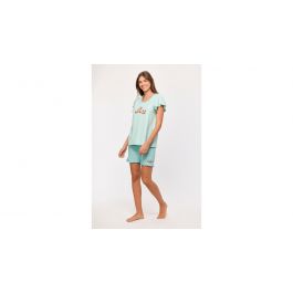 Pyjama femme Woody Hermit Lobster Ice Cream Stripe - Bleu clair