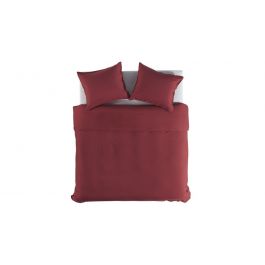 Enveloppe de couette Yellow Percale - Spicy Red