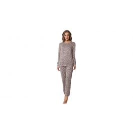 Pyjama femme Pastunette Leopard - Gris foncé