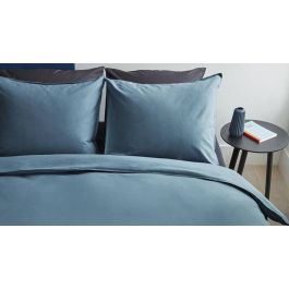 Housse de couette Beddinghouse Basic - Bleu-gris