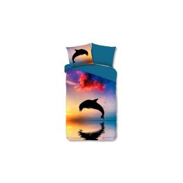 Enveloppe de couette Kids Good Morning Dolphin - Multi