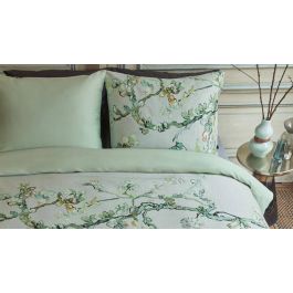 Beddinghouse x Van Gogh Museum Blossom Dekbedovertrek - Grijs