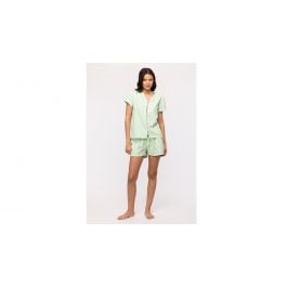 Pyjama femme Woody Plaid Woven - Vert