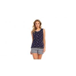 Top court Pasha Wilderness pour femme - Bleu foncé