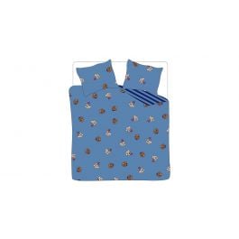 Enveloppe de couette Woody Double Labradoodle - Bleu