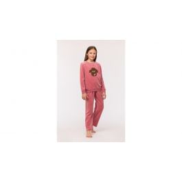 Pyjama fille Woody Velour Labradoodle - Soft Rose