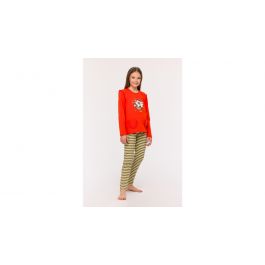 Pyjama fille Woody Mushroom Pants Stripes - Rouge