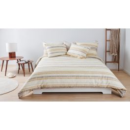 Enveloppe de couette Passion home linen Aerin - Brown