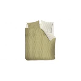 Enveloppe de couette VTwonen Striped Hearts - Jaune