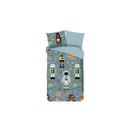Enveloppe de couette Kids Good Morning Spacemen - Grey