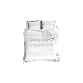 Enveloppe de couette Romanette Vienna Flannel - White