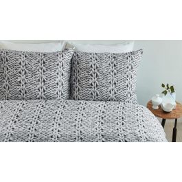 Housse de couette Ariadne at Home Handcraft - Gris foncé