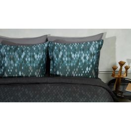 Housse de couette Kardol Little Lozenge - Vert
