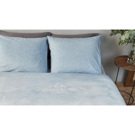 Housse de couette Rivièra Maison Moritz Mountain - Gris-bleu