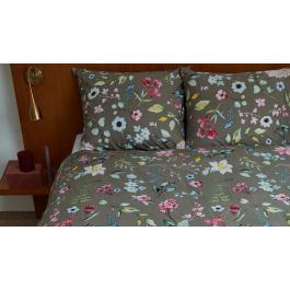 Housse de couette Beddinghouse Painted Garden - Gris-vert