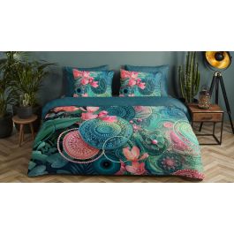 Enveloppe de couette Hip Zarha - Petrol