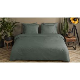 Housse de couette Hip Cotton Satin Uni - Green
