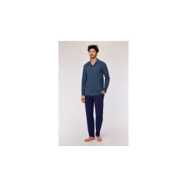 Pyjama homme Chemise rayée Woody - Bleu foncé