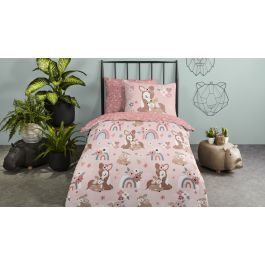 Enveloppe de couette Kids Good Morning Bibi - Rose