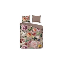 Enveloppe de couette Descanso Fiori - Taupe