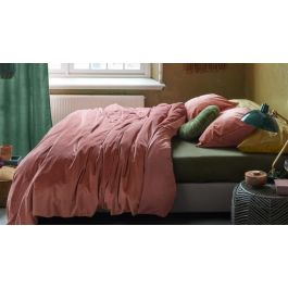 Enveloppe de couette Nomade Cosy Velvet - Dark Pink