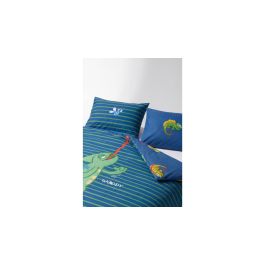 Enveloppe de couette Woody Chameleon - Bleu foncé