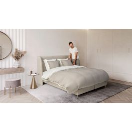 Sommier tapissier SwissSleep Exclusive Lugano - Matelas SwissSleep Platinum HR