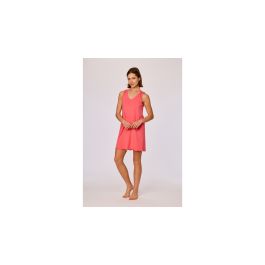 Vêtements de nuit à col en V Woody pour femmes - Red Rose